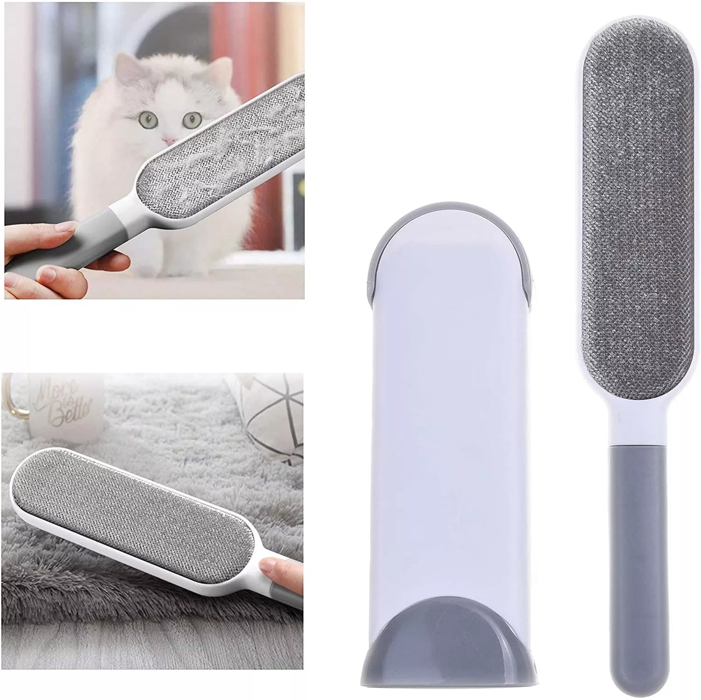 Hairoff - CEPILLO ANTIESTRES + QUITAPELUSA PARA MASCOTAS