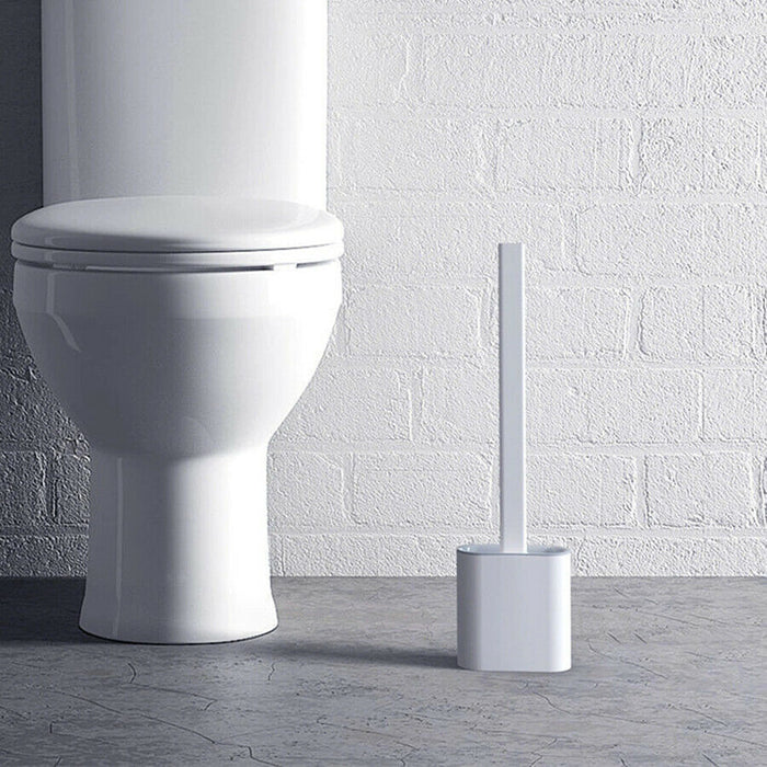 CleanWC - Cepillo de inodoro de silicona flexible