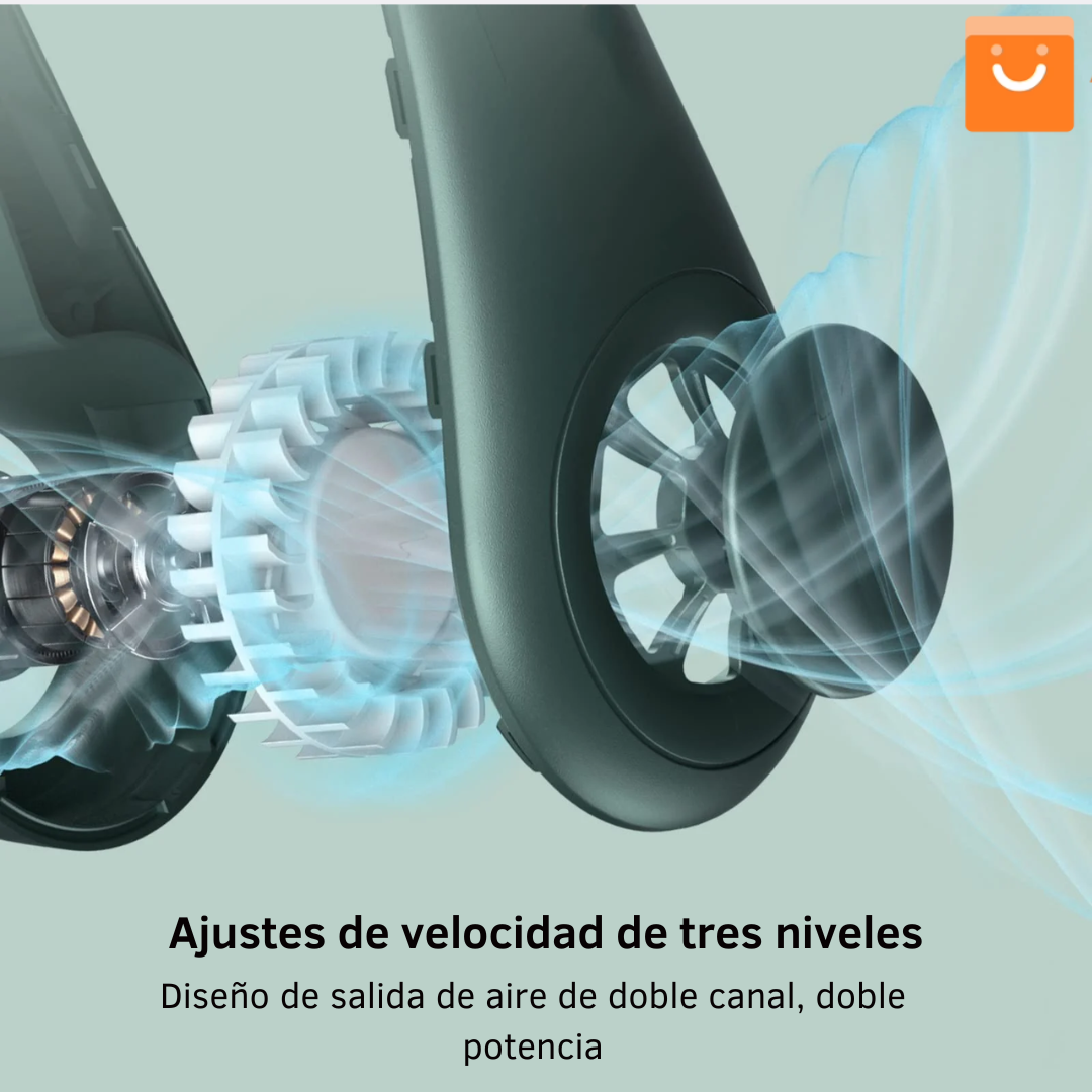 PortableFan™ - Ventilador de cuello portátil