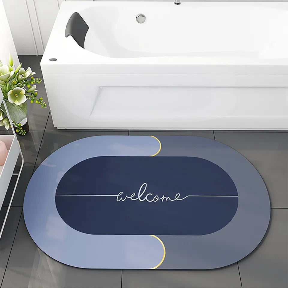 ABSMAT - Tapete de baño secado rápido