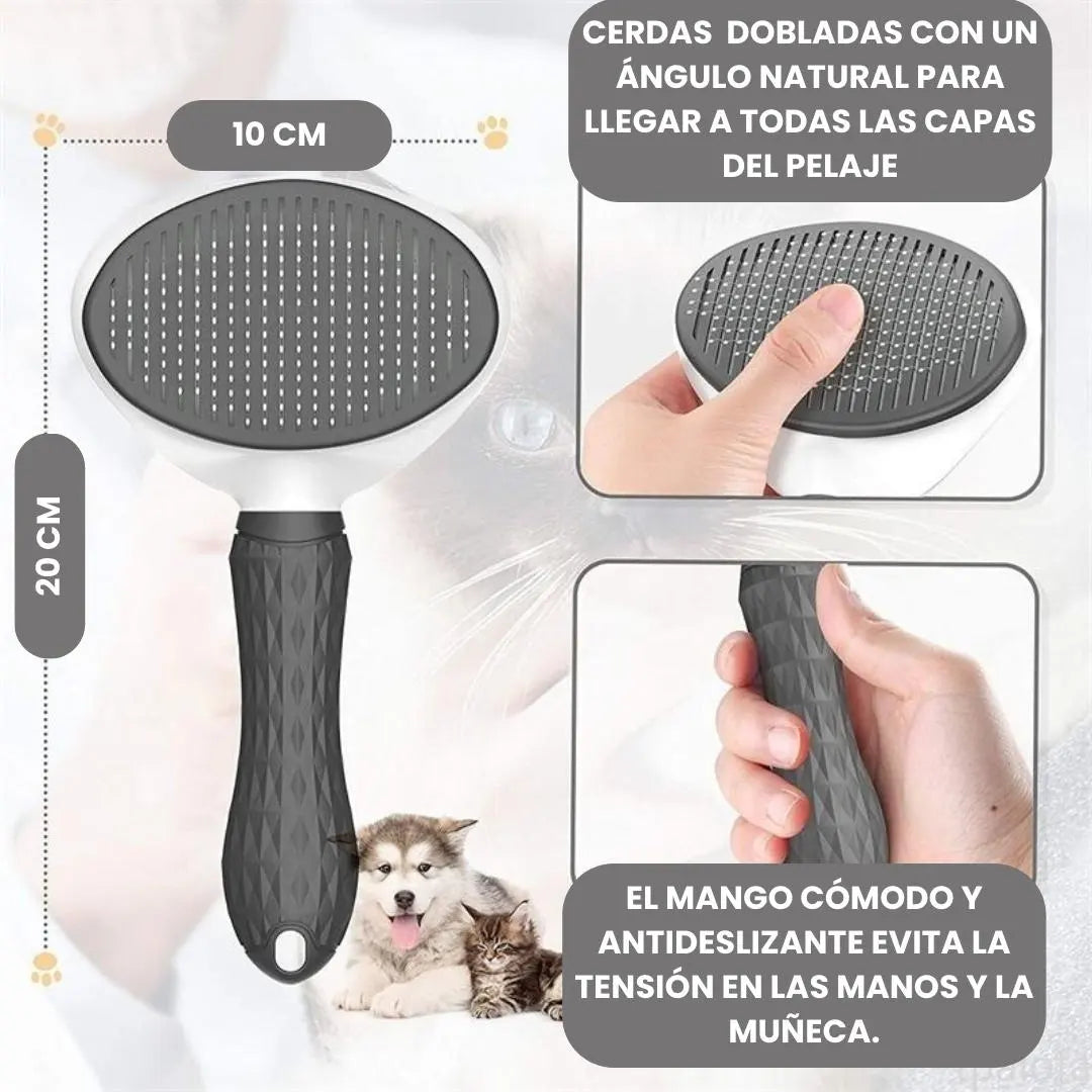 Hairoff - CEPILLO ANTIESTRES + QUITAPELUSA PARA MASCOTAS