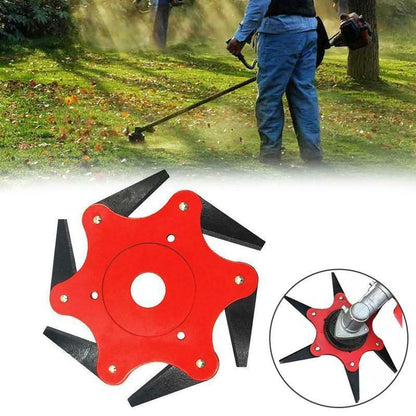 TrimPro™ - Cabezal de corte universal para desmalezadora | 6 CUCHILLAS DE ACERO
