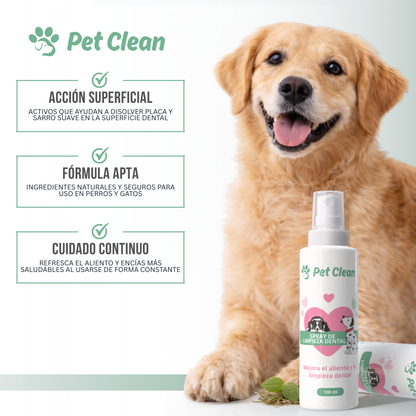 Pet Clean™ — Aliento fresco y dientes sanos, sin peleas ni cepillos