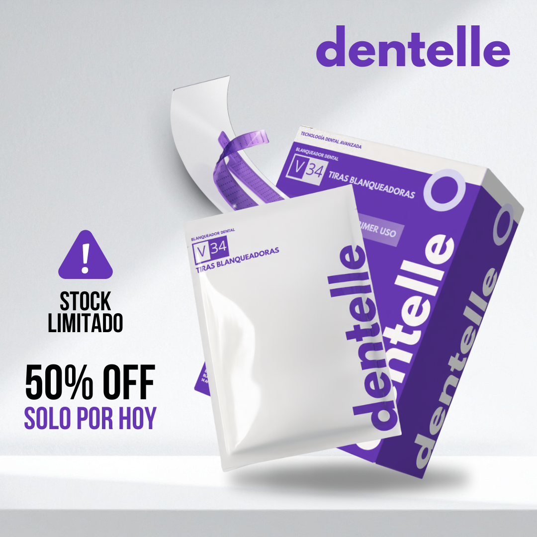 DENTELLE™ - Una sonrisa más blanca en 30 minutos, sin complicaciones