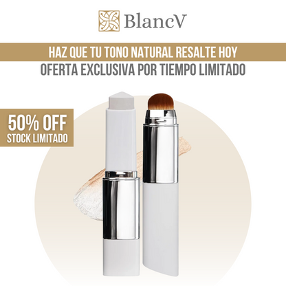 BlancV™  - Cobertura perfecta, piel cuidada, maquillaje inteligente