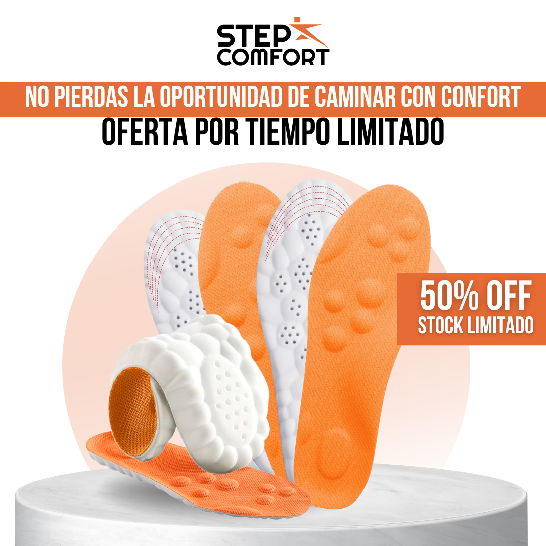 StepComfort™ - Camina sin dolor, siente la nube en cada paso