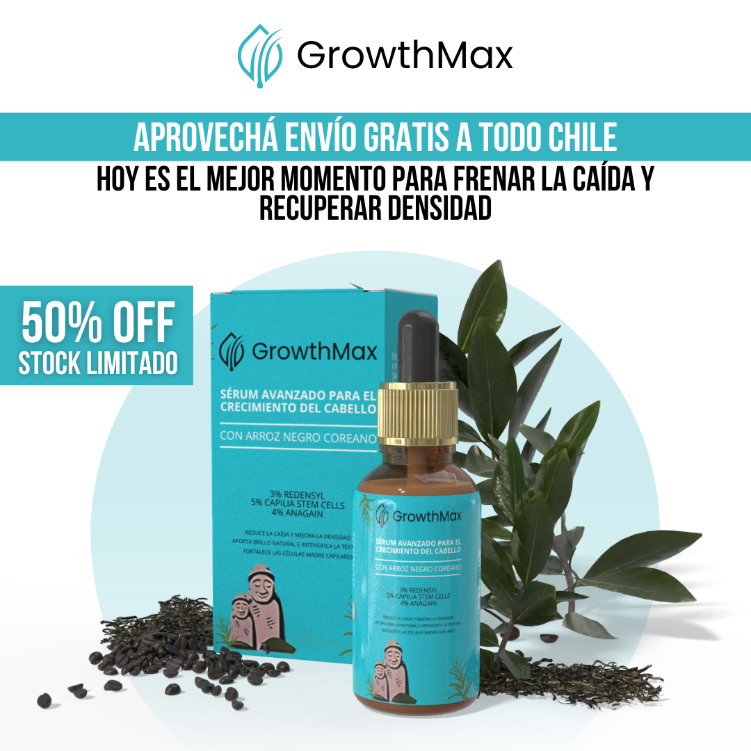 GrowthMax™ - Más crecimiento, menos caída, mejor cabello