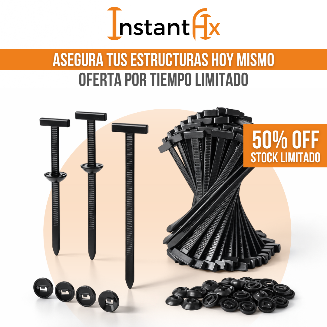 Instant Fix™ – Fija en segundos, confía por mucho tiempo