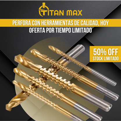 Titan Max™ - precisión y resistencia en cada perforación