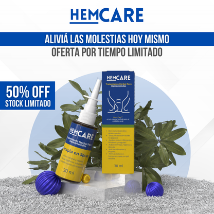 Hem Care™ - alivio natural, justo donde lo necesitas.