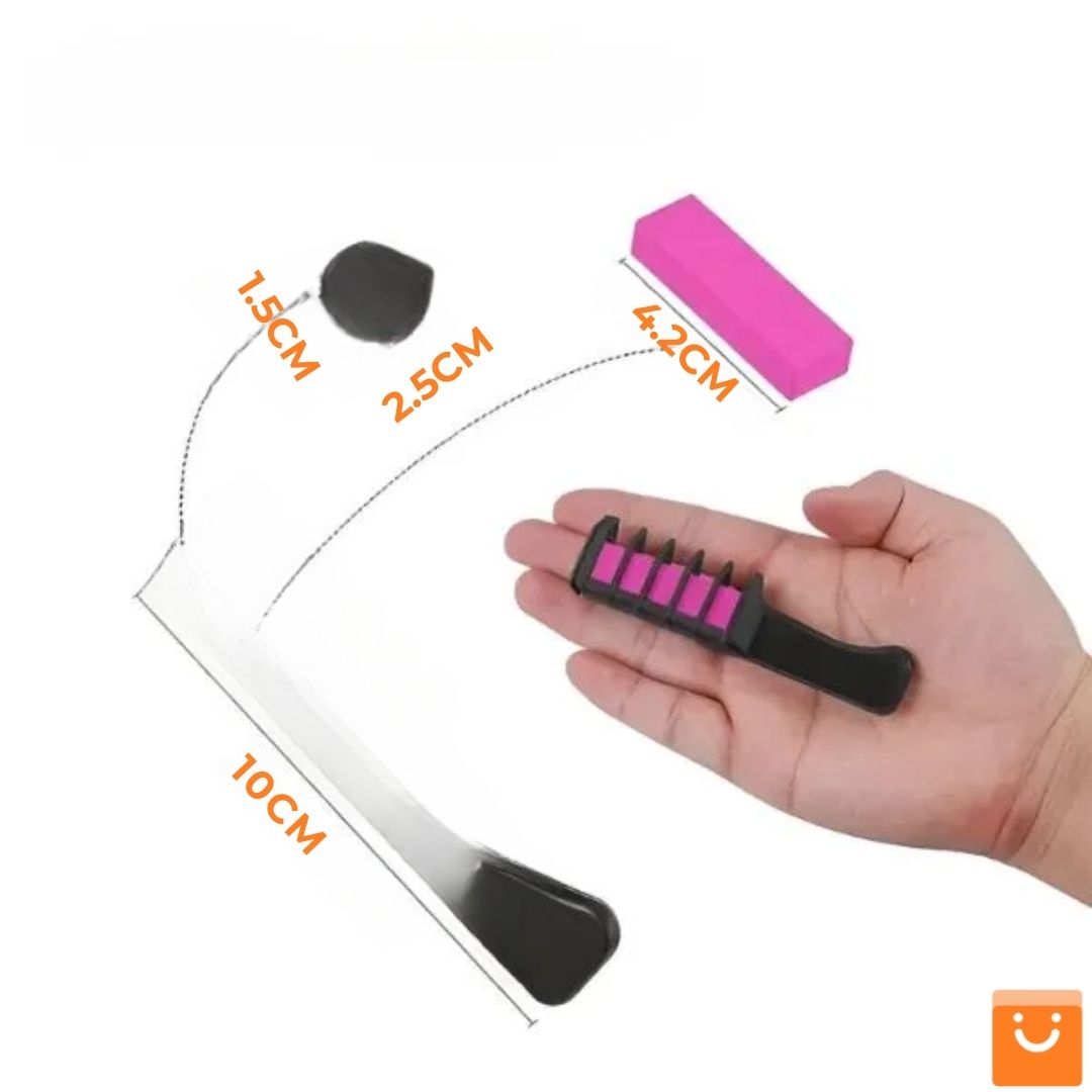 SPARKCOLORS™ - PEINES DE TINTE INSTANTÁNEO PARA EL CABELLO - SET DE 10+10 GRATIS