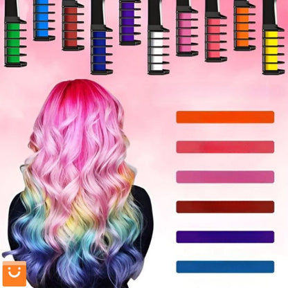 SPARKCOLORS™ - PEINES DE TINTE INSTANTÁNEO PARA EL CABELLO - SET DE 10+10 GRATIS