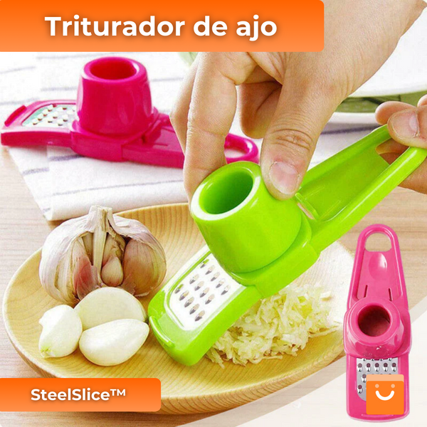 SteelSlice™ - Triturador de ajo de bajo esfuerzo