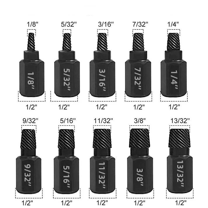 MultiHex™ – Extrae tornillos oxidados sin dañar