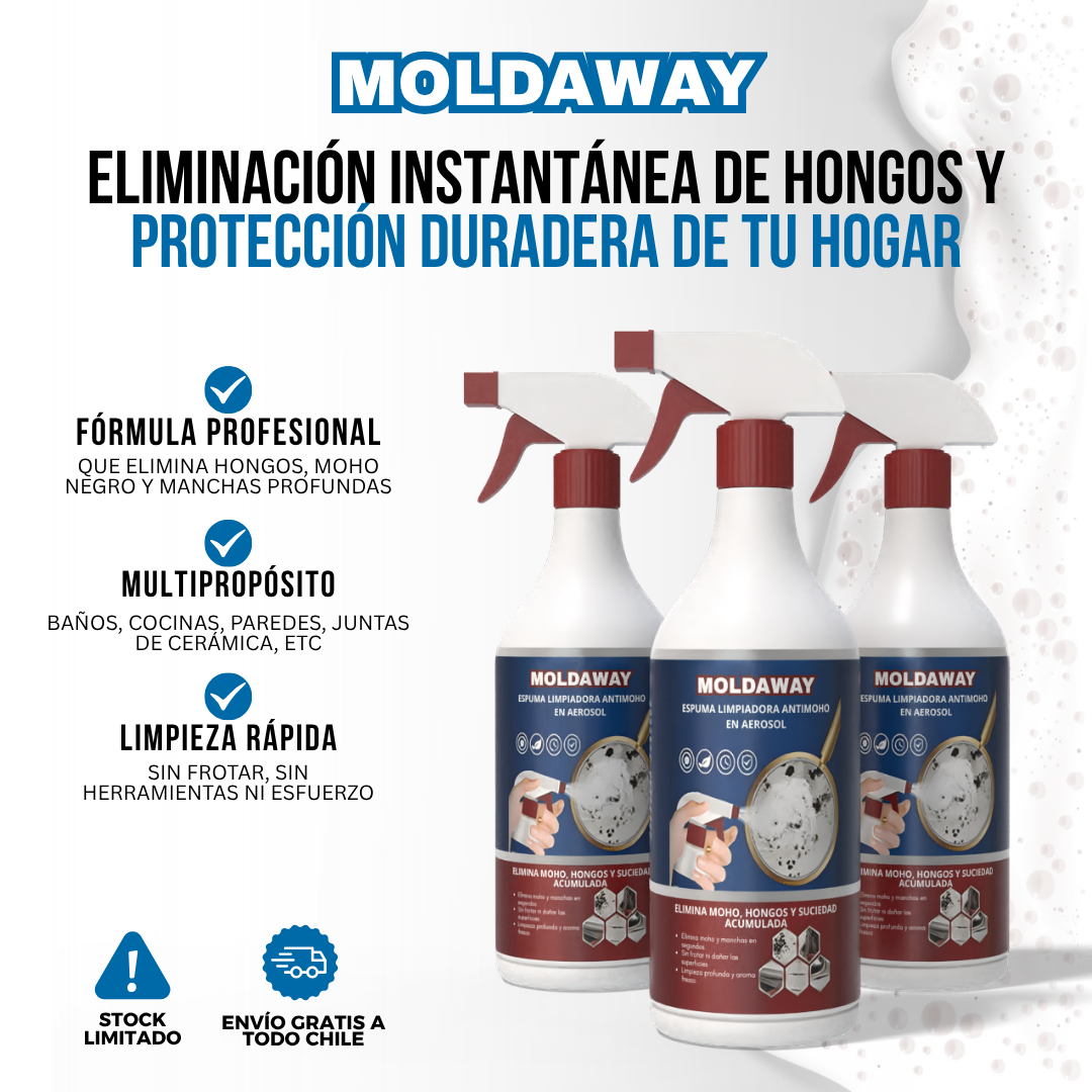 MoldAway™ - El moho se va, la limpieza queda