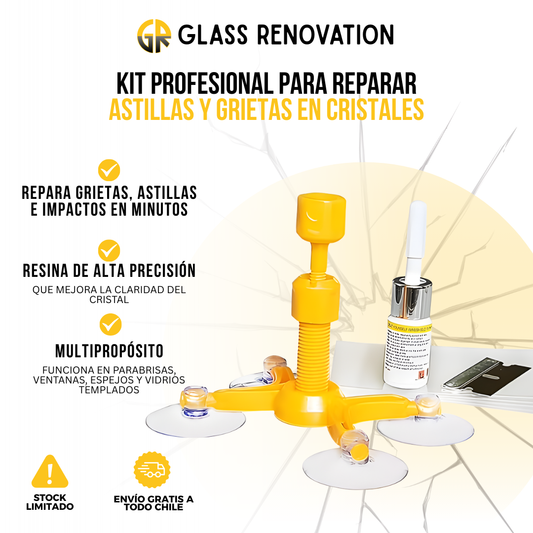 Glass Renovation™ - Repara el daño de tus vidrios, no tu bolsillo
