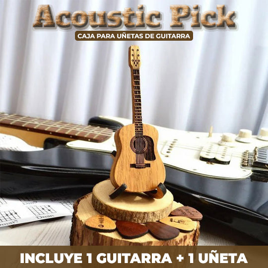 AcousticPick™ - Caja para uñetas de guitarra