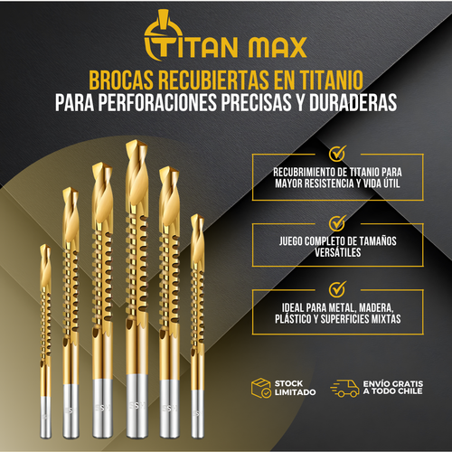 Titan Max™ - precisión y resistencia en cada perforación