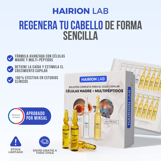 HAIRIONLAB™ - Recupera la fuerza y densidad de tu cabello, naturalmente
