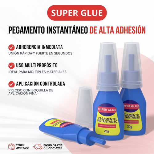 Super Glue™ - Pega fuerte, rápido y sin complicaciones
