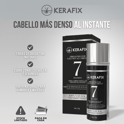 KERAFIX™ - Volumen capilar al instante, confianza todo el día