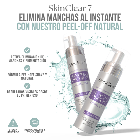 SkinClear 7™ - Dile adiós a las manchas, revela tu piel radiante.