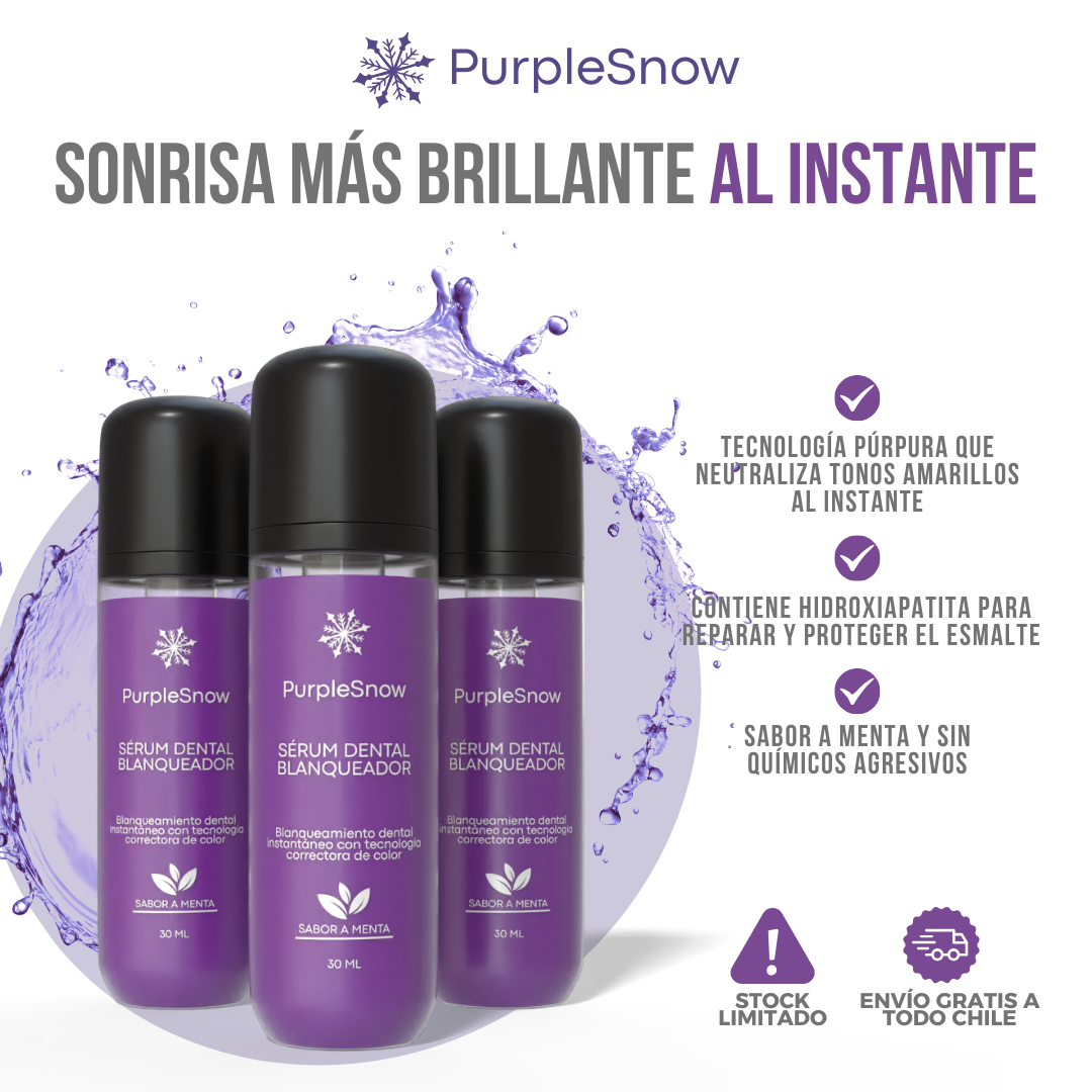PurpleSnow™ - Blanquea al instante, deslumbra todo el día