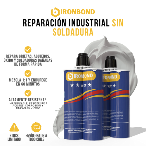 IronBond™ - Reparación fuerte, rápida y duradera