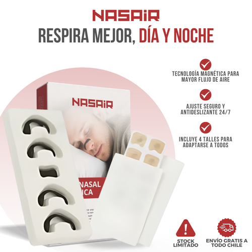 NASAIR™ - Respira mejor, duerme mejor y rinde al máximo