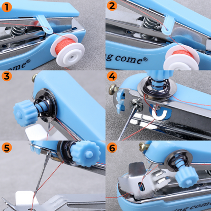 MicroStitchCraft™ - Mini máquina de coser ideal para tus viajes