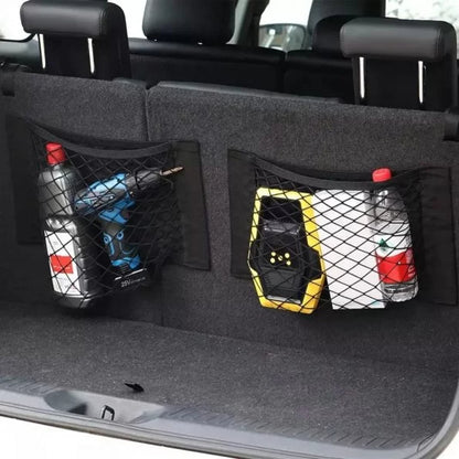 TidyRide™ - Organizador con malla elástica  para maletera de autos