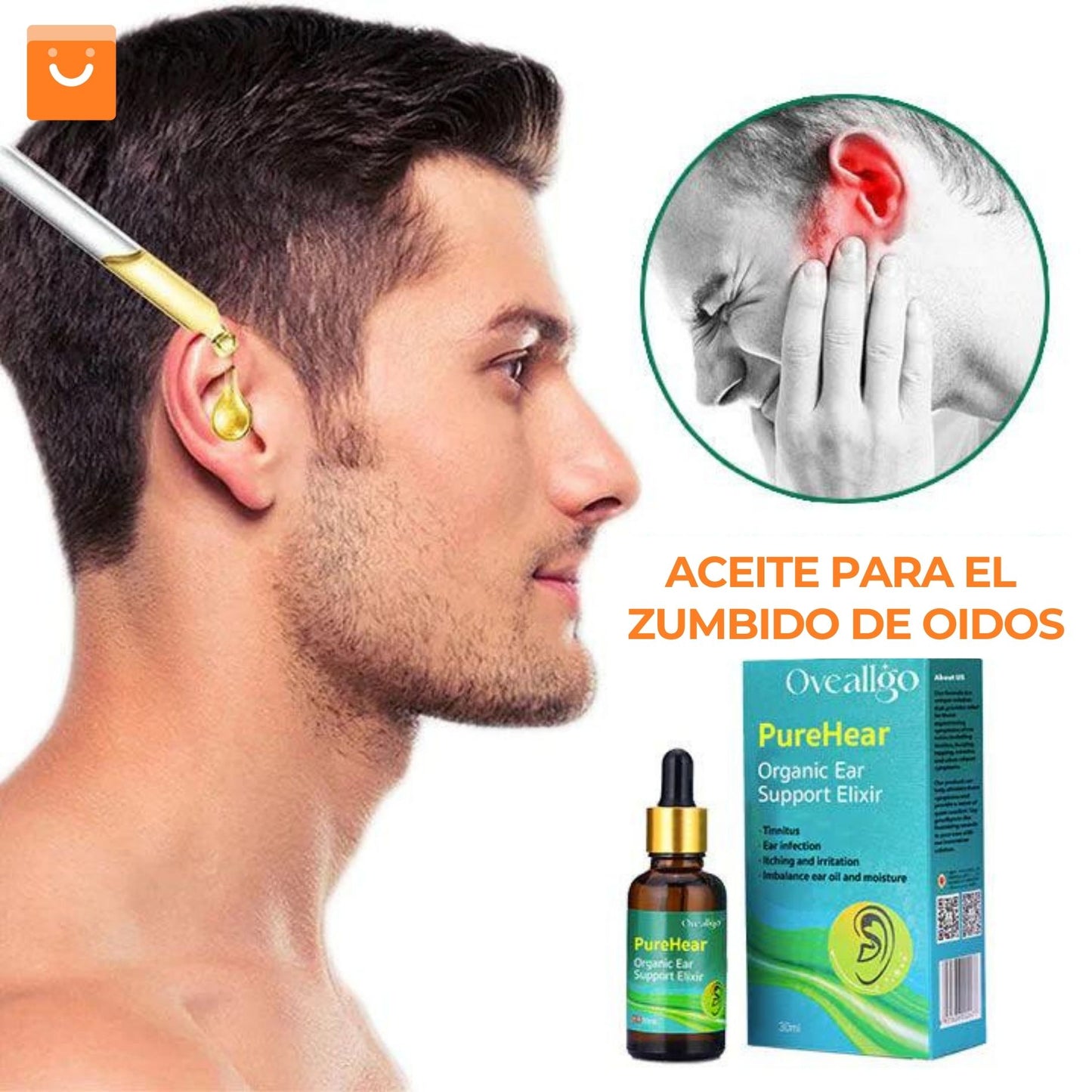 Earthrive OtoCare™- Elixir orgánico de apoyo al oído