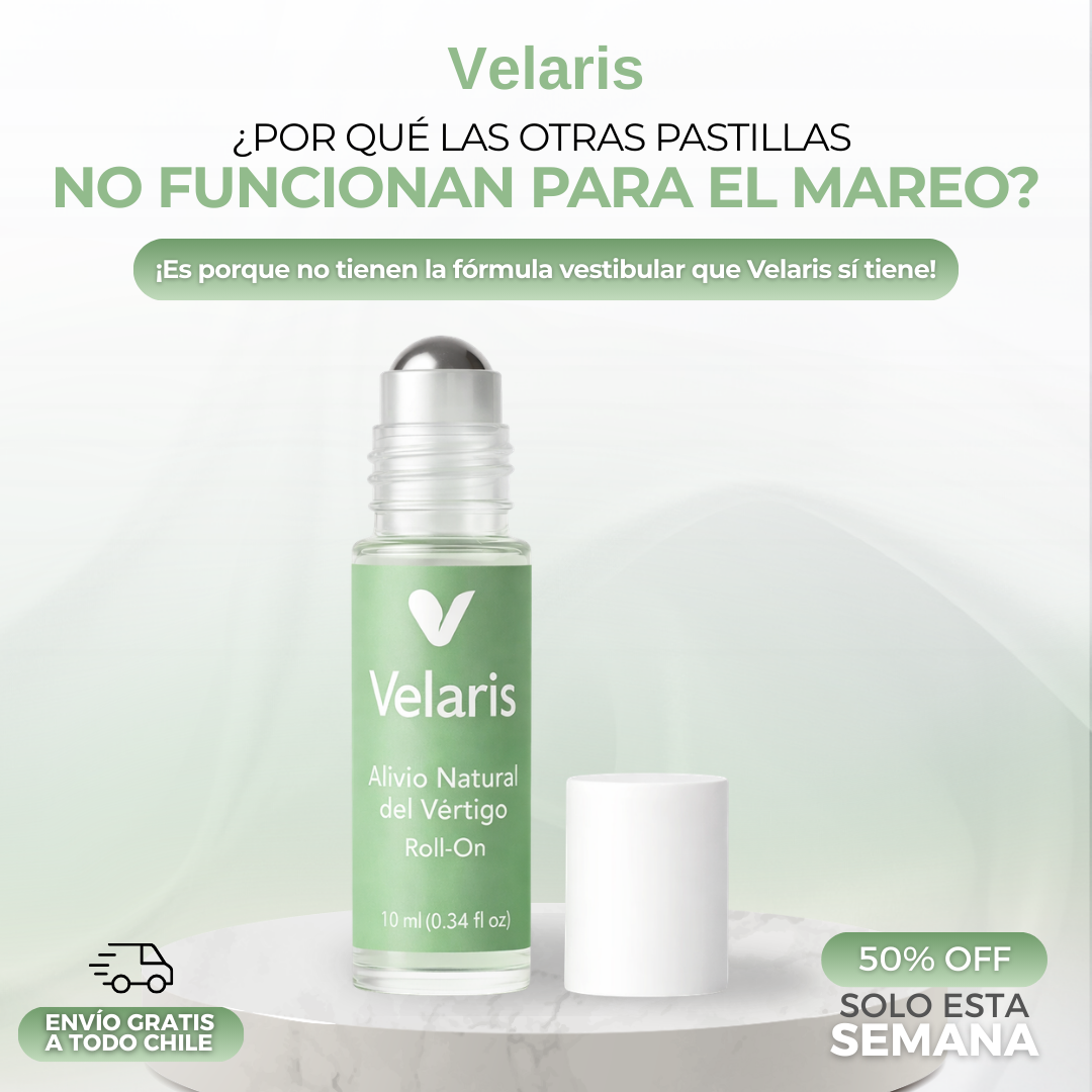 Velaris™ — Calma los episodios de mareo en minutos