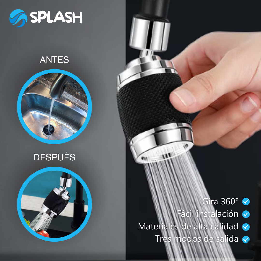 SPLASH™ - Grifo giratorio a prueba de salpicaduras