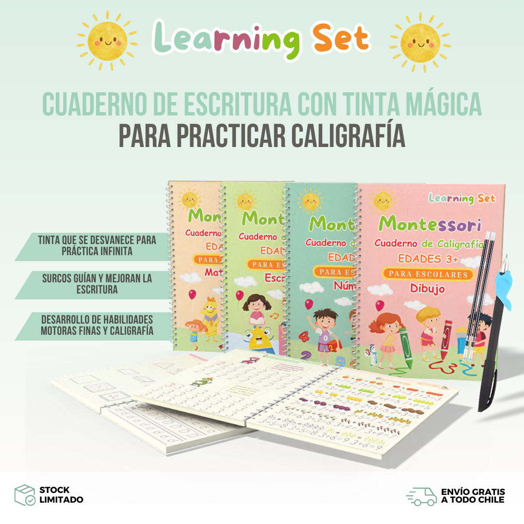 Learning Set™ — Aprender a escribir sin errores, sin presión y con confianza