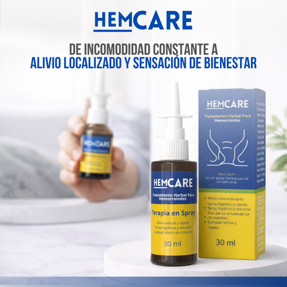 Hem Care™ - alivio natural, justo donde lo necesitas.