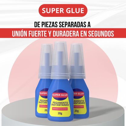 Super Glue™ - Pega fuerte, rápido y sin complicaciones