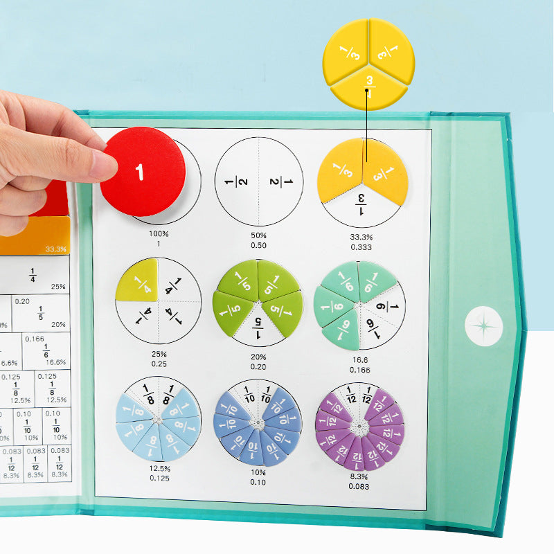 SmartFraction™ - Rompecabezas magnético matemático