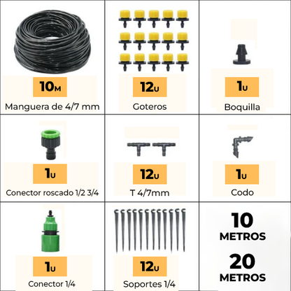 RainForest™ - Sistema de riego para huertos y jardines