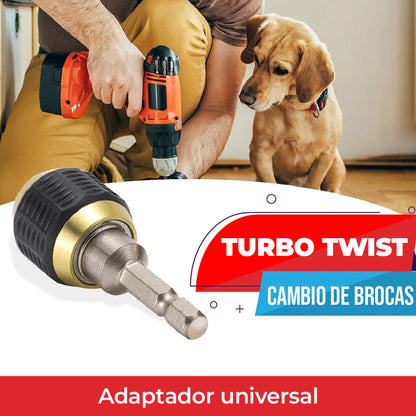 TurboTwist™ - Adaptador universal para cambio de brocas