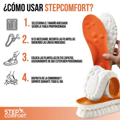 StepComfort™ - Camina sin dolor, siente la nube en cada paso