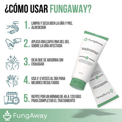 FungAway™ - Uñas fuertes, sanas y libres de hongos desde la raíz