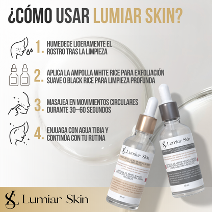 LUMIAR SKIN™ - Piel suave, radiante y renovada al instante