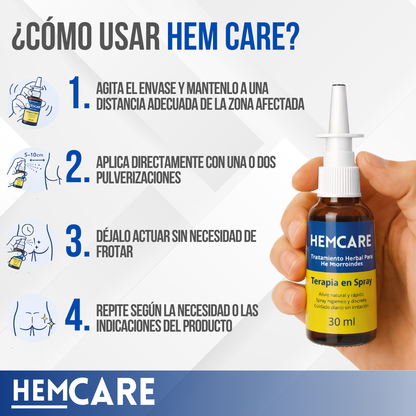 Hem Care™ - alivio natural, justo donde lo necesitas.