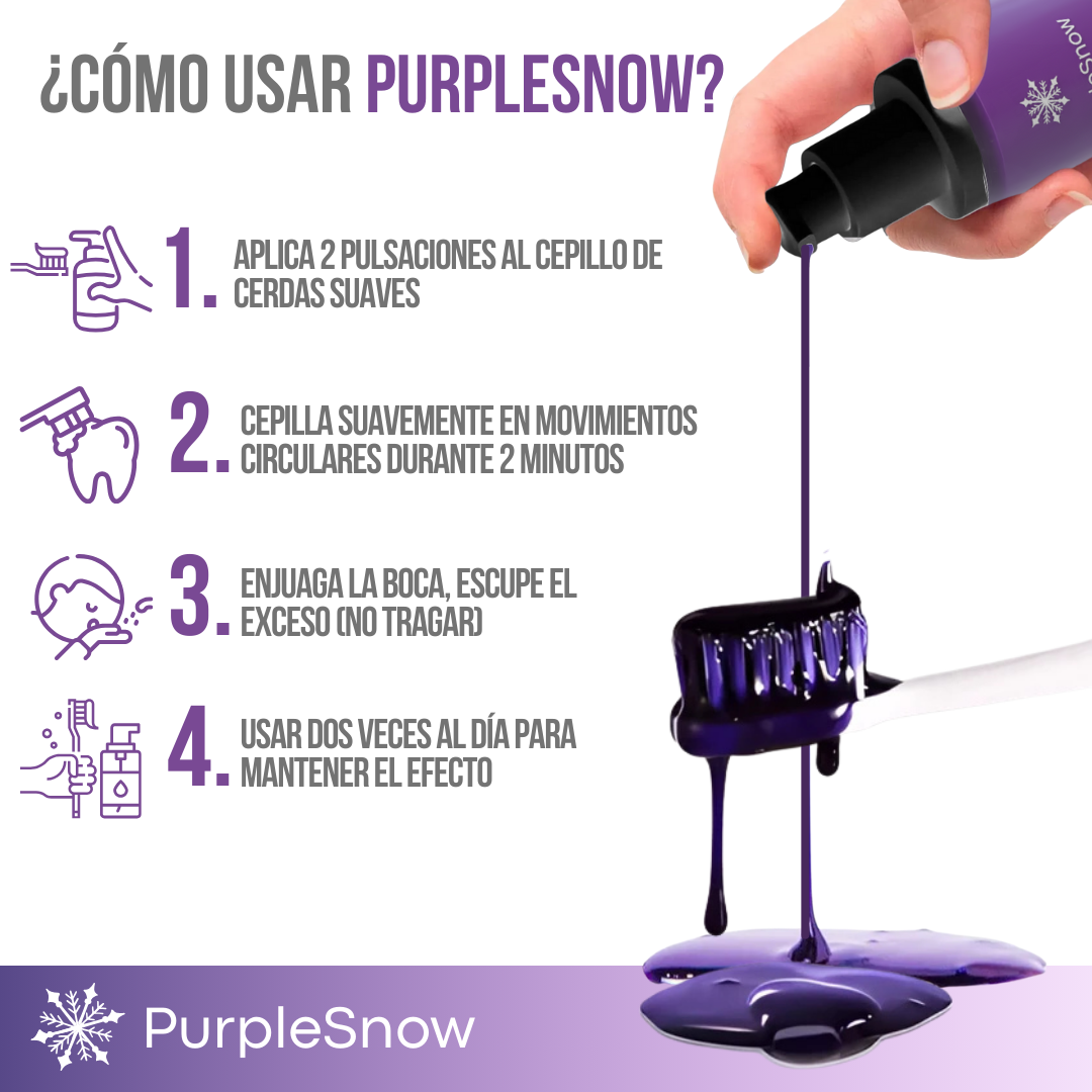 PurpleSnow™ - Blanquea al instante, deslumbra todo el día