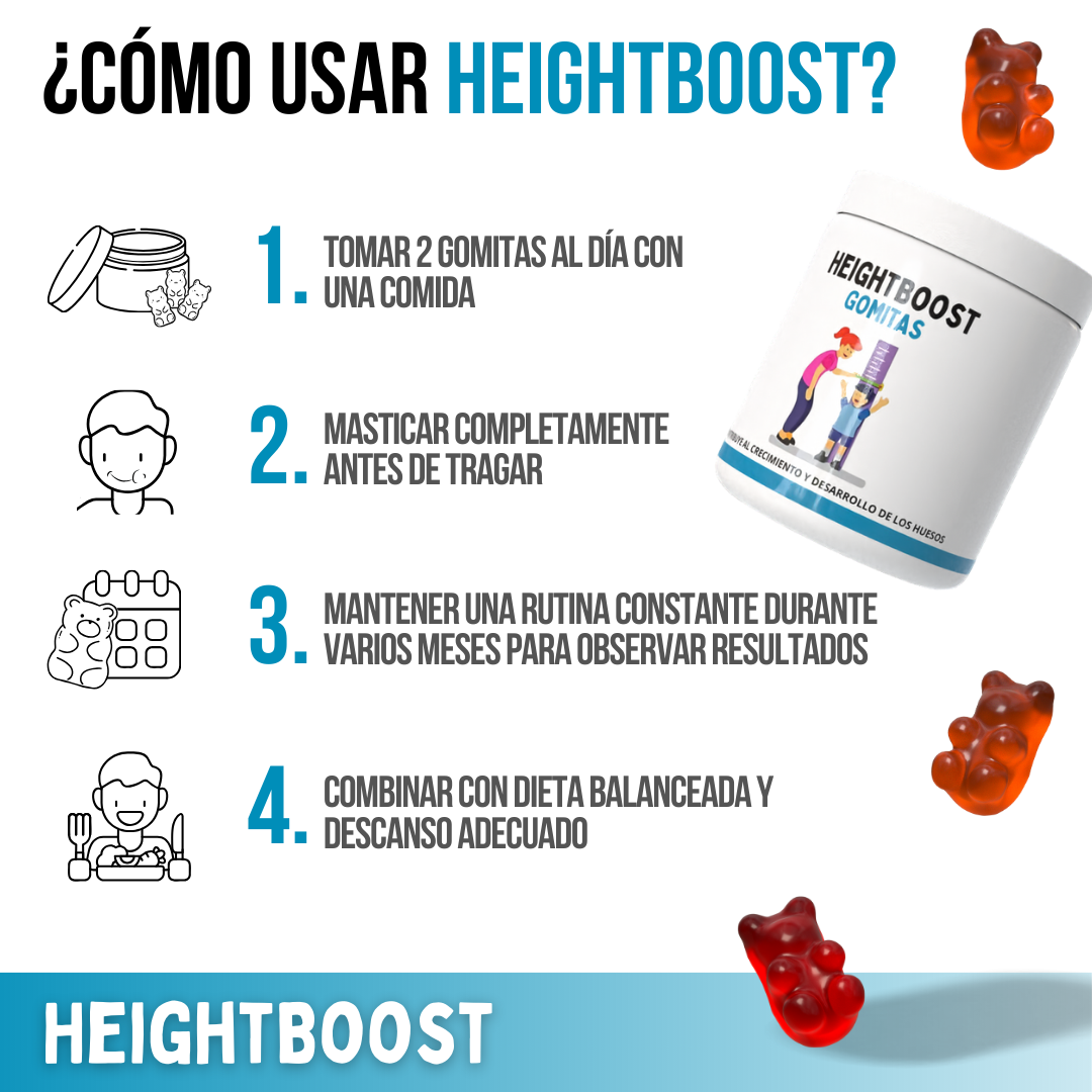 HeightBoost™ - Crece fuerte, sano y seguro cada día