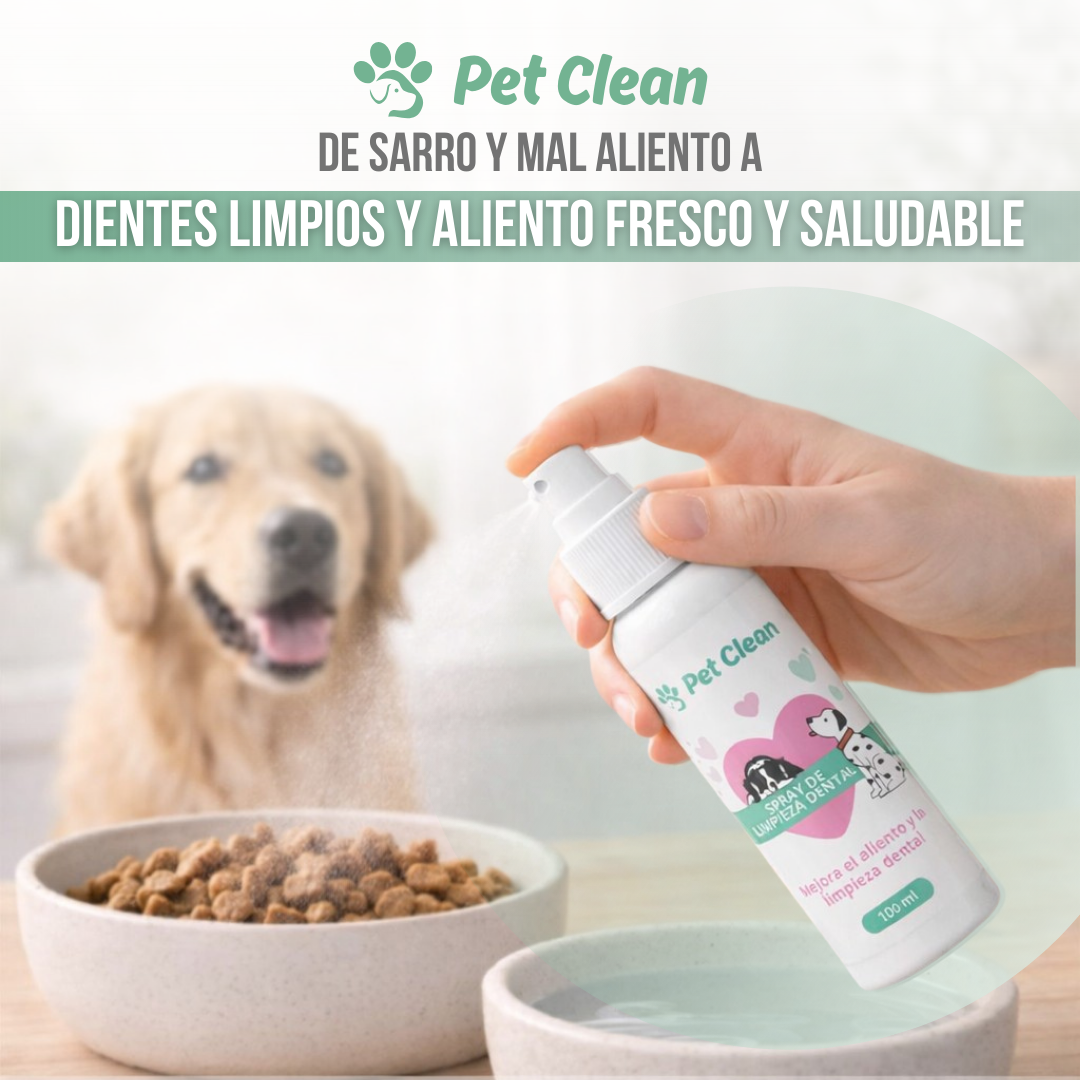 Pet Clean™ — Aliento fresco y dientes sanos, sin peleas ni cepillos