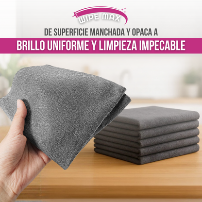 Wipe Max™ – Limpieza impecable, solo con agua