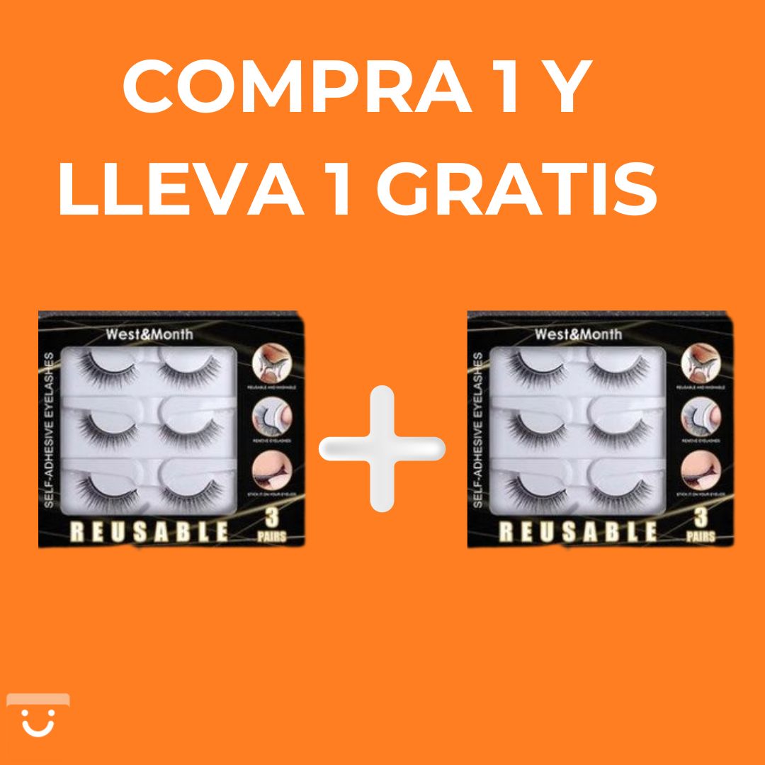 DIVINELASH™ - PESTAÑAS AUTOADHESIVAS REUTILIZABLES COMPRE 1 Y OBTENGA 1 GRATIS