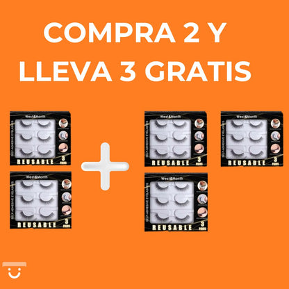 DIVINELASH™ - PESTAÑAS AUTOADHESIVAS REUTILIZABLES COMPRE 1 Y OBTENGA 1 GRATIS
